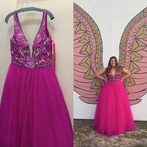 Mori Lee prom dress sz 16